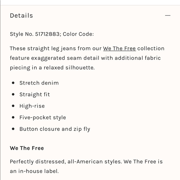 Free People relaxed straight slouch jean acid wash - Picture 9 of 10